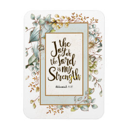 ネヘミア8:10主の喜びは私の力  マグネット