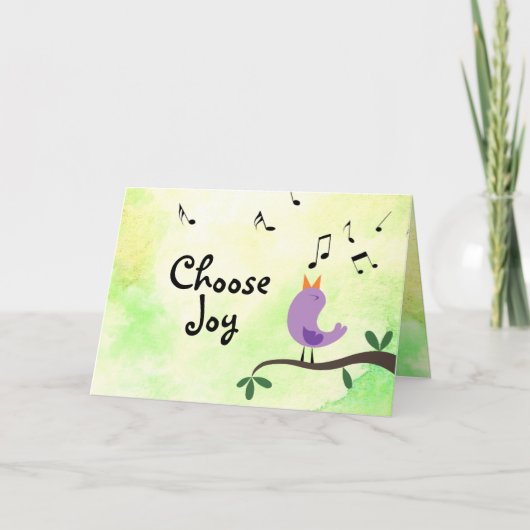 ネヘミア8:10神の喜びはあなたの力です カード (正面)