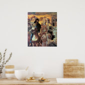 ネヘミヤはエルサレムの瓦礫をティスソによって見ている ポスター (キッチン)