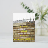 ネヘミヤ聖書壁を再建した建築者 ポストカード (スタンド正面)