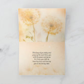 ネヘミヤ8:10主なる聖書聖句の花の喜び カード (内部)