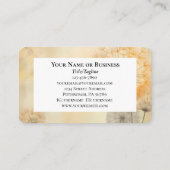 ネヘミヤ8:10主なる聖書聖句の花の喜び 名刺 (裏面)