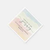 ネヘミヤ8:10主の喜びはあなたの力である スタンダードカクテルナプキン (角)