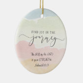 ネヘミヤ8:10主の喜びはあなたの力である セラミックオーナメント (右)