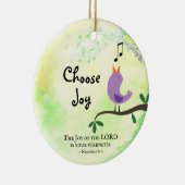 ネヘミヤ8:10主の喜びはあなたの力である セラミックオーナメント (右)
