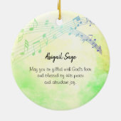 ネヘミヤ8:10主の喜びはあなたの力である セラミックオーナメント (裏面)