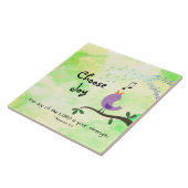 ネヘミヤ8:10主の喜びはあなたの力である タイル (側面)