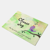 ネヘミヤ8:10主の喜びはあなたの力である ドアマット (アングル)