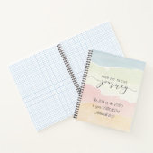 ネヘミヤ8:10主の喜びはあなたの力である ノートブック (内部)