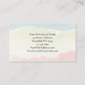 ネヘミヤ8:10主の喜びはあなたの力である 名刺 (裏面)