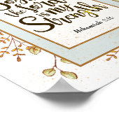 ネヘミヤ8:10主の喜びは私の力である ポスター (角)