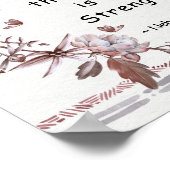 ネヘミヤ8:10主の喜びは私の力である ポスター (角)