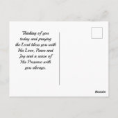 ネヘミヤ8:10主の喜びは私の力である ポストカード (裏面)