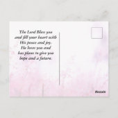 ネヘミヤ8:10主の喜びは私の力である ポストカード (裏面)