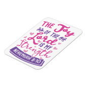 ネヘミヤ8:10主の喜びは私の力である マグネット (左側)