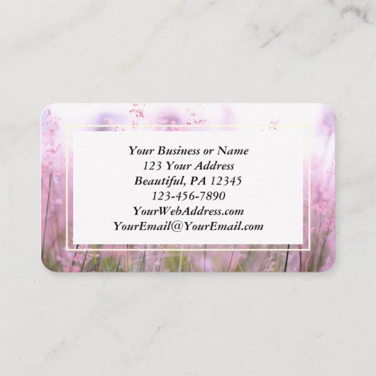 ネヘミヤ8:10主の喜びは私の力である 名刺 (裏面)