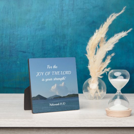 ネヘミヤ8:10主の喜びは、あなたのものだ フォトプラーク (インサイチュ)