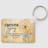 ネヘミヤ8:10主の喜び聖書ダンデロン キーホルダー (正面)