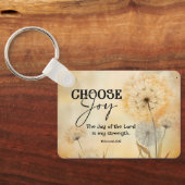 ネヘミヤ8:10主の喜び聖書ダンデロン キーホルダー (裏面)