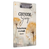 ネヘミヤ8:10主の喜び聖書ダンデロン クリップボード (右)