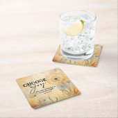 ネヘミヤ8:10主の喜び聖書ダンデロン スクエアペーパーコースター (インサイチュ)