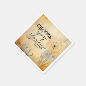 ネヘミヤ8:10主の喜び聖書ダンデロン スタンダードカクテルナプキン (角)