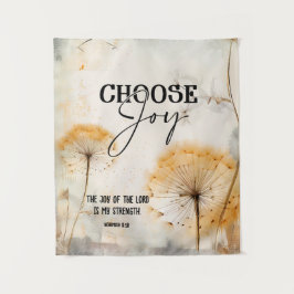 ネヘミヤ8:10主の喜び聖書ダンデロン タペストリー