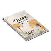 ネヘミヤ8:10主の喜び聖書ダンデロン ノートブック (右側)