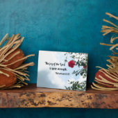 ネヘミヤ8:10主の喜び… フォトプラーク (側面)