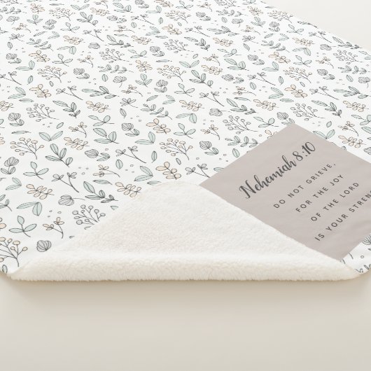 ネヘミヤ8:10聖なる書物、 経典 シェルパブランケット (3/4)