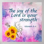 ネヘミヤ8:10 ポスター (正面)