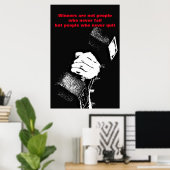 ネベやめ感動的ボディビルフィットネス ポスター (ホームオフィス)