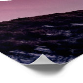 ネベストップル夢を見るサンセットマウンテンズ引用文 ポスター (角)