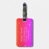 ネベストップル夢カラフル星 ラゲッジタグ (裏面縦)