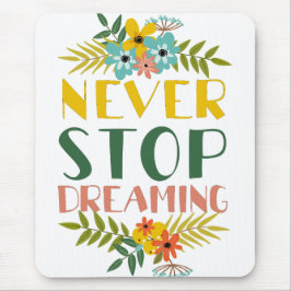 ネベストップル夢引用文フローラ マウスパッド
