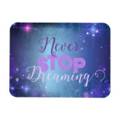 ネベストップル夢引用文モットーやる気を起こさせる マグネット (横)