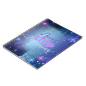 ネベストップル夢感動的引用文 ノートブック (左側)