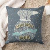 ネベパーソナライズされたル忘れプルト極熊 クッション (ブランケット)