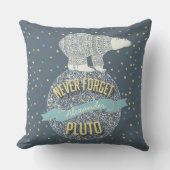 ネベパーソナライズされたル忘れプルト極熊 クッション (正面)