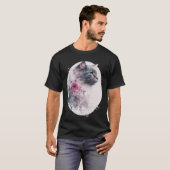 ネベルンキャットさくらんぼブロッサム日本の桜 Tシャツ (正面フル)