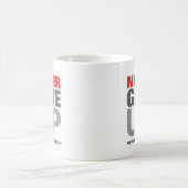 ネベ与えントアップの放棄引用文クラシック11オズ コーヒーマグカップ (中央)