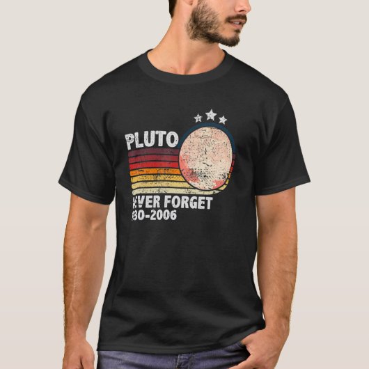 ネベ忘れルプルトレトロスタイル宇宙科学L Tシャツ (正面)