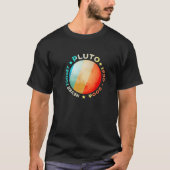 ネベ忘れルプルトSおもしろいレトロ惑星宇宙Sce Tシャツ (正面)