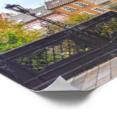 ネポムク像、ブラチスラヴァ、スロバキアの聖ヨハネ ポスター (角)