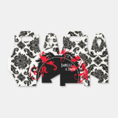 ネポリタンダマスクペイズリー |赤い白黒 フェイバーボックス (折り畳みなし)