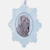 ネポリタン絵画マスチフの – Dog Art オーナメントカード (左)