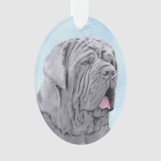ネポリタン絵画マスチフの – Dog Art オーナメント (正面)