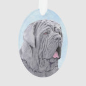 ネポリタン絵画マスチフの – Dog Art オーナメント (裏面)