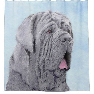 ネポリタン絵画マスチフの – Dog Art シャワーカーテン
