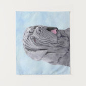 ネポリタン絵画マスチフの – Dog Art タペストリー (正面)